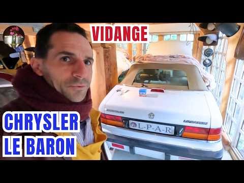 Tuto facile : Vidange à 37.215km Chrysler Le Baron cabriolet (convertible) V6 3.0L 136cv de 1992