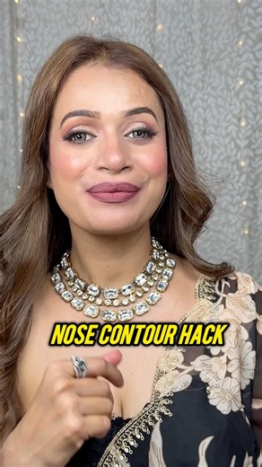 Nose Contour Hack 🔥 Instantly Slim Nose #youtubeshorts #makeuptutorial #makeup #beauty
