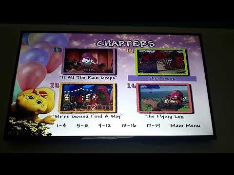 Barney's Great Adventure The Movie DVD Menu Walk-through