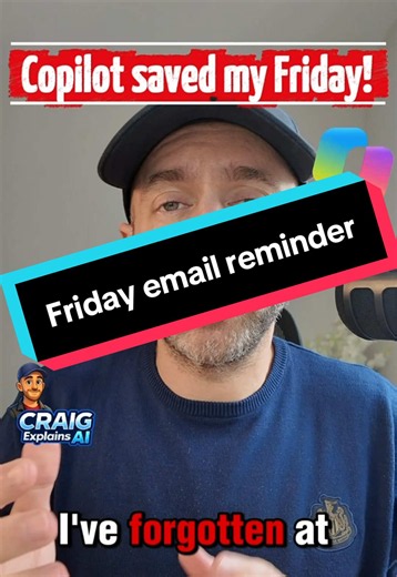 Friday prompt!… remember the emails you forgot to send before the weekend! #microsoftcopilot #copilot #aitipsandtricks #aiatwork #aitraining