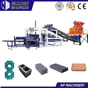 [Hot Item] Qt4-15 Automatic Hollow Concrete Block Making Machine Solid Interlock Paving Block Machine