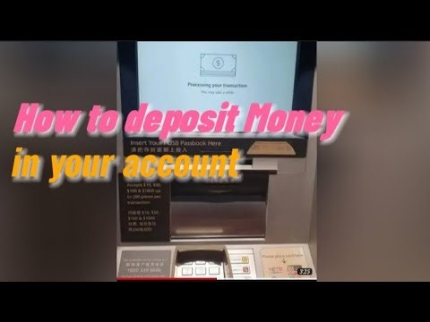 How to deposit money in your own account use POSB/DBS deposit machine|how to deposit cash in ATM