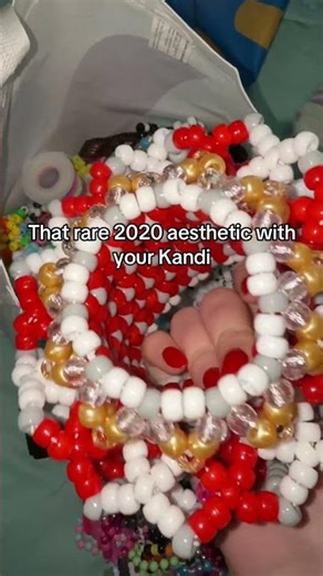 That 2020 Kandi Aesthetic 💀✨ #kandi #beads #kandikid