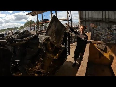 I AM A DAY BEHIND NOW #metal #recycling #shear #copper #scrap #recycle #recycling #magnet #steel 