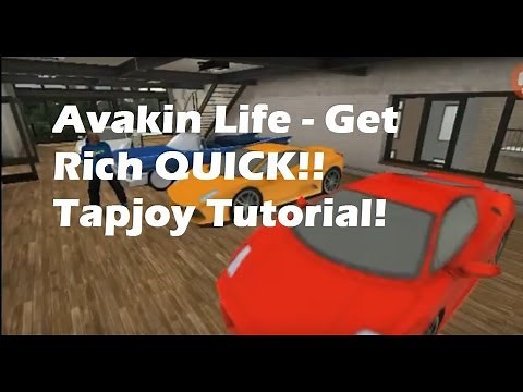 Avakin Life - how to get coins and get rich! tapjoy tutorial