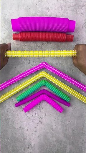 Ultimate Pop Tube ASMR Sound Collection: Jumbo Crunch and Colorful Snaps #asmr #satisfying #creative