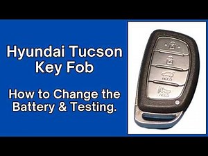 How to Change Your Hyundai Keyless Remote Key Fob Battery & Testing!