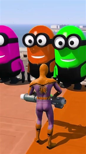 GTA 5 Epic Water Ragdolls Spiderman Jump/Fails Ep163 #shorts