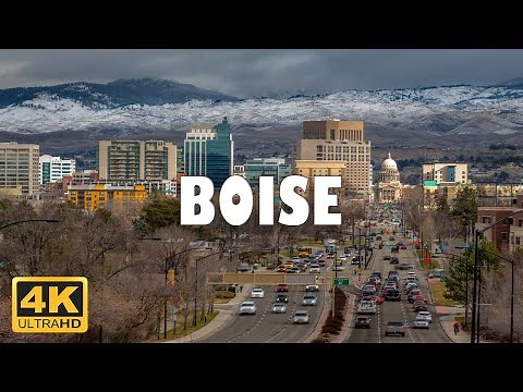 Boise, Idaho, USA 🇺🇸 | 4K Drone Footage