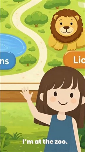 Hi, I’m Bella! Let’s Explore the Zoo 🦁 | #Shorts
