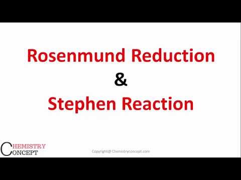 Rosenmund Reduction and Stephen Reaction | Preparation of Aldehydes | Name Reactions