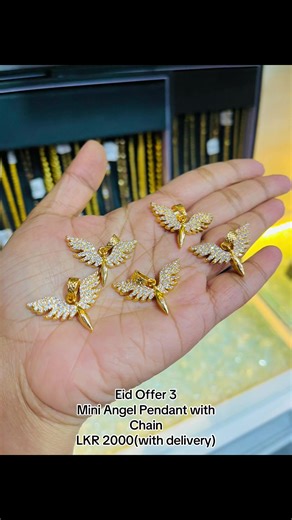 Eid Offer: Mini Angel Pendant with Chain for LKR 2000