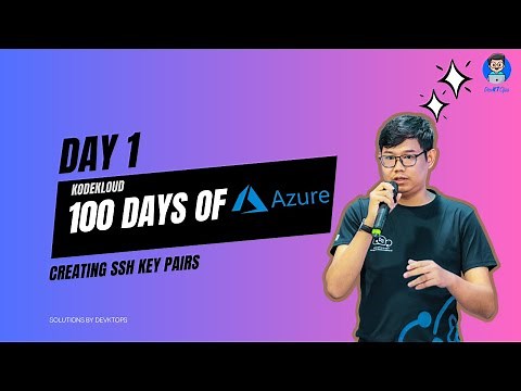 Day 1: Creating SSH Keys Pair for Azure Virtual Machine (KodeKloud: 100 Days of Cloud (Azure)
