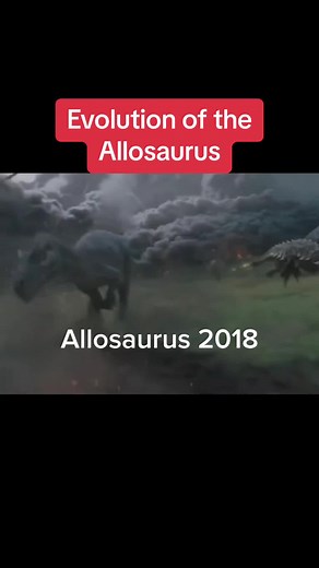Evolution of the Allosaurus Through Jurassic World Films