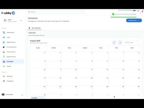 How To Easily Schedule, Manage, and Edit Events on Loubby AI