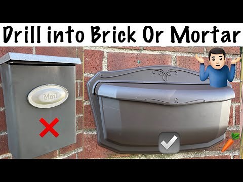 Drill Into Brick Or Mortar?