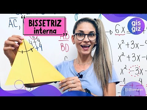 BISSETRIZ INTERNA DE UM TRIÂNGULO \\Prof.Gis/