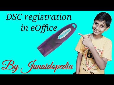 How to Register DSC in eOffice | DSC Signer, Software and Other Components