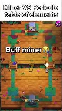 Buff Miner😭🥀🙏 #clashroyale