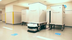 Automated hospital logistics: How AGVs are keeping PPE moving