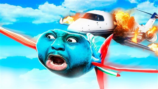 Flying fish adventure in I Am Fish Roblox