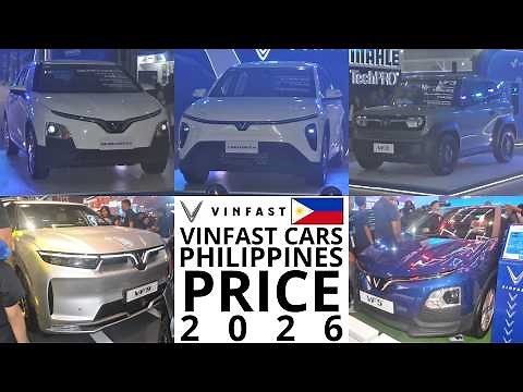 VinFast Cars Philippines Price for 2026 | VF MPV 7, Limo Green, VF 3 & More