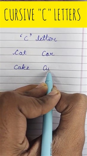 cursive "C" letters