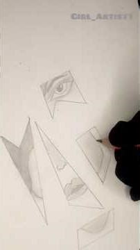 Easy Mirror Drawing #shorts #drawing #aliza