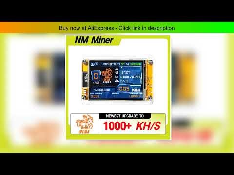 NMMiner NerdMiner V2 Hashrate Lucky Miner ESP32 2.8inch Smart Display Crypto Solo Lottery 1010KH/s