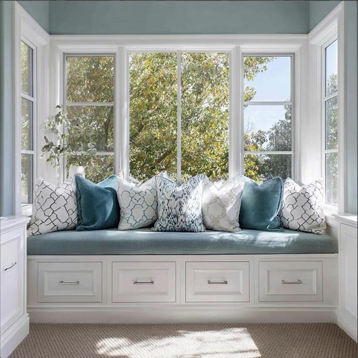 Custom Bay Window Bench Cushion: Trapezoid & Odd-shape Seating - Etsy