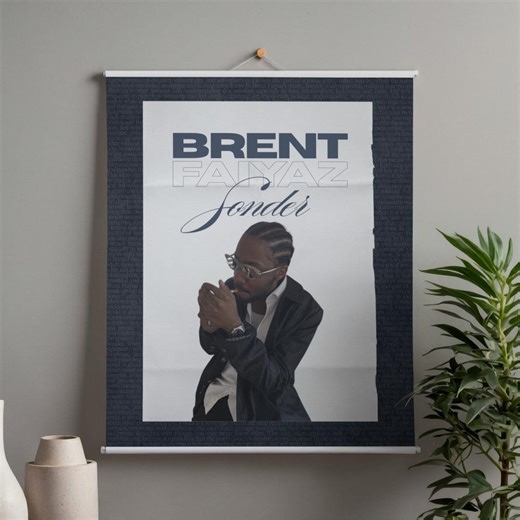 Sonder Brent Printable Poster | Brent Faiyaz Inspired Wall Art | R&B Music Poster | Minimalist Room Decor | Digital Download Streetstyle - Etsy