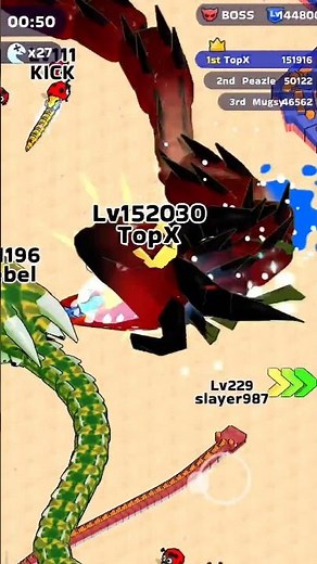 Snake Clash VIP Best Gameplay 1634 #snakeclash #games #viralshorts