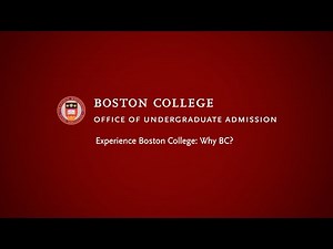 Experience Boston College: Why BC? | Admission Spring Programing 2023