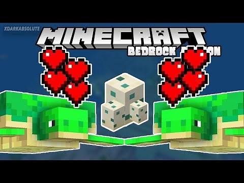 [1.5, 1.6] How To Breed Sea Turtles in Minecraft PE [Bedrock Edition]
