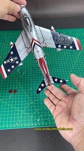 17K views · 783 reactions | 1/48 USAF F-86F Sabre Skyblazers (Hasegawa) #probuiltmodel #scalemodelling #scalemodels #scalemodelsworld #plasticmodel #modelkit #paintedminiatures #148scale #artofmodeling #scaleaircraft #aircraftmodel #scalemodelsworld #f86sabre #skyblazers | Pro Built Model | Facebook