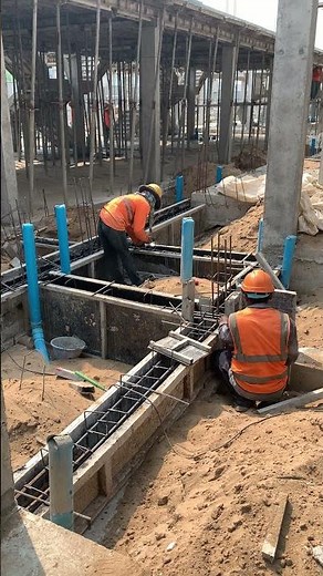 Traditional Wood Formwork for Concrete Fence Beams