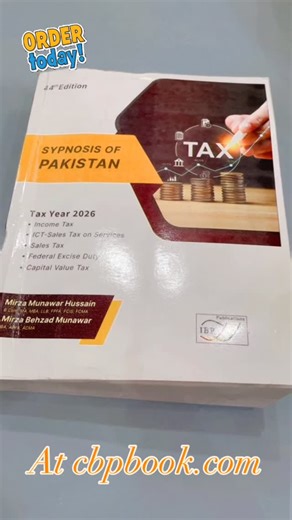  Synopsis of Taxes in Pakistan (44th Edition) – 25% OFF | Tax Year...