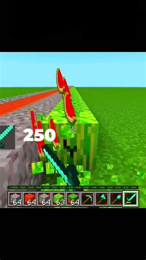 Diamond sword vs watermelons