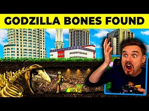 Godzilla BONES buried under the city in GTA 5!