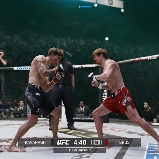 Knockout: Mario Bros vs. Lone'er Kavanagh - EA Sports UFC 6 - Epic Fight