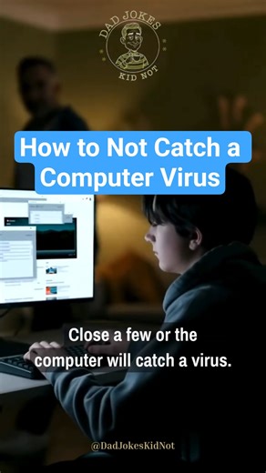 How to Protect Your Computer | Dad Jokes Kid Not #shorts