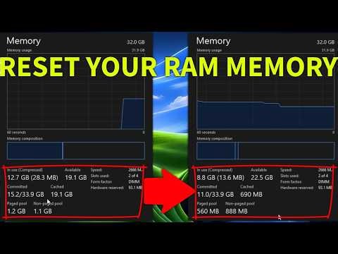 How to reset your RAM cache on your windows PC 2026 Guide