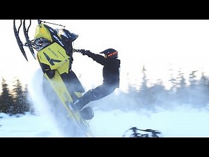 Snowmobile Wheelie Video