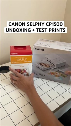 Canon Selphy CP1500 Unboxing, Setup, & Test Prints #photography