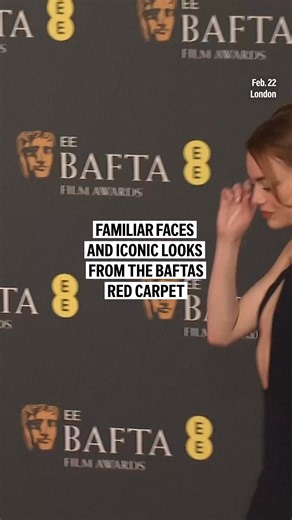Take a look at some familiar faces and iconic looks from the BAFTAs red carpet. | The Pantagraph