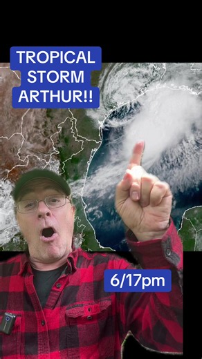 Tropical Storm Arthur may cause flooding rains in the Southeast#tropicalstormarthur#ski#flooding#meteorologisttodd#elnino