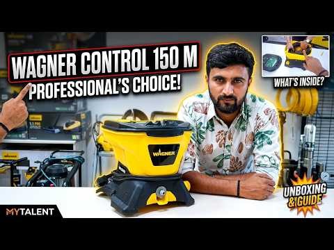 Best Professional Airless Paint Sprayer 2026 | Wagner Control 150 M Unboxing & Review (Hindi)