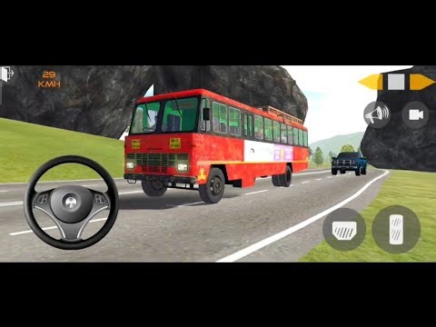 Indian Sleeper Bus Simulator | Village Route Public Bus Driving Game - Android Gameplay |
