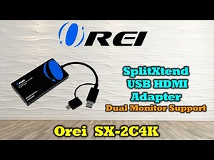 4K Dual Monitor Setup - SplitExtend your Laptop