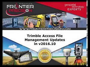 Copy Job Files To / Import from & Export to External Drive - Trimble Access commands